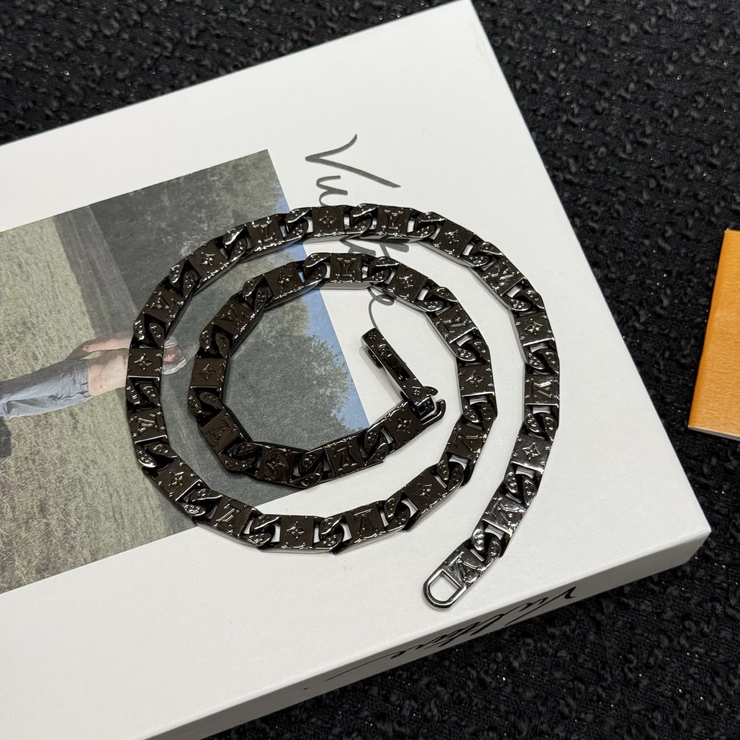 Louis Vuitton Monogram Canvas Chain Necklace